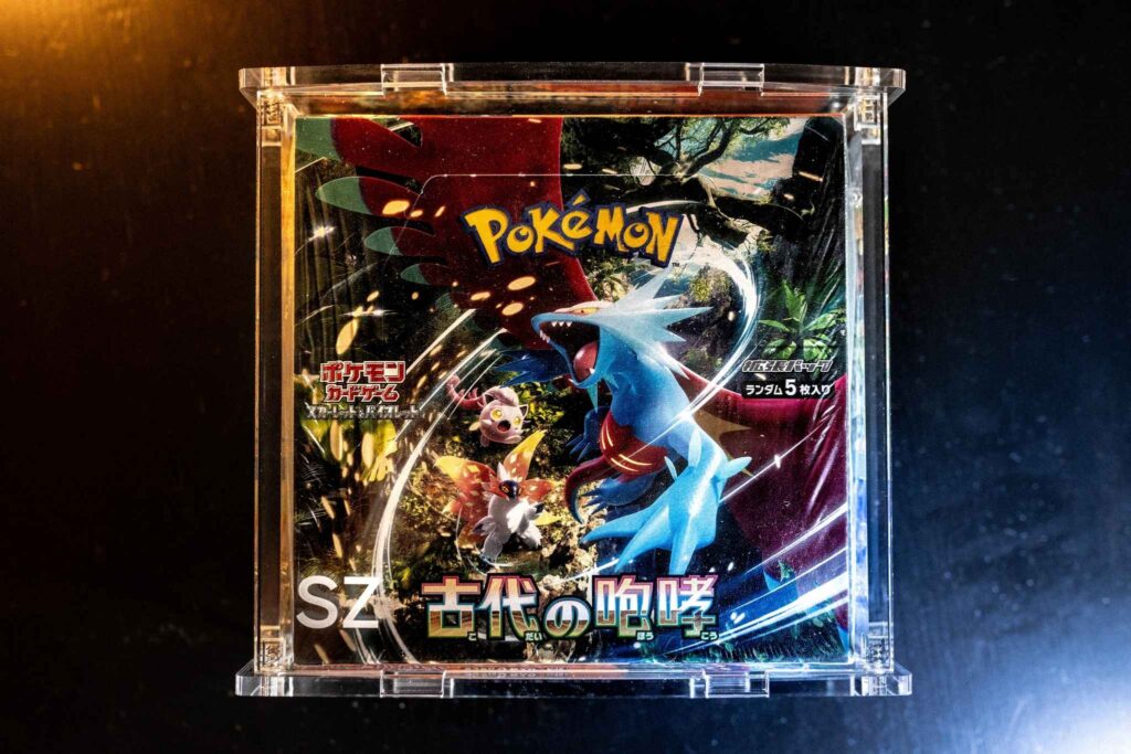Clear Acrylic Display Case for Pokemon Japanese Booster Box – 3/16" (≈5 mm) Durable Display Case with Assembly Kit — image 2