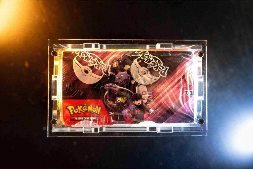 Premium Acrylic Case for Pokémon Booster Box – 3/16" (≈5 mm) Crystal Clear Protective Display with Assembly Kit — image 3