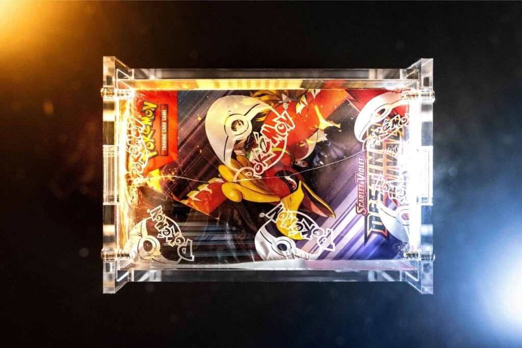 Premium Acrylic Case for Pokémon Booster Box – 3/16" (≈5 mm) Crystal Clear Protective Display with Assembly Kit — image 4