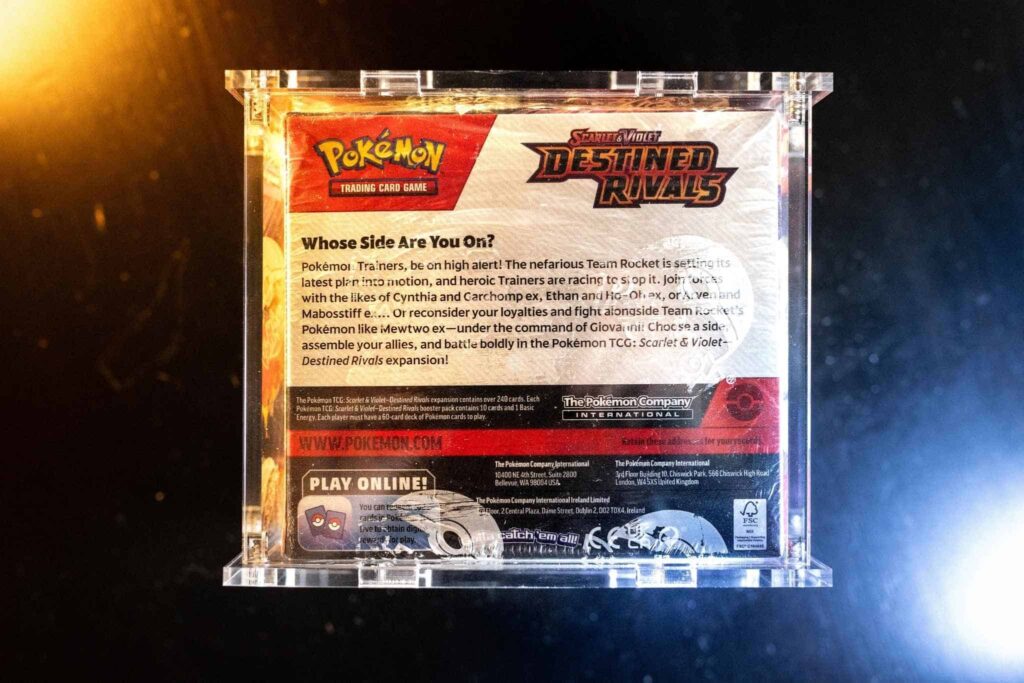 Premium Acrylic Case for Pokémon Booster Box – 3/16" (≈5 mm) Crystal Clear Protective Display with Assembly Kit — image 5
