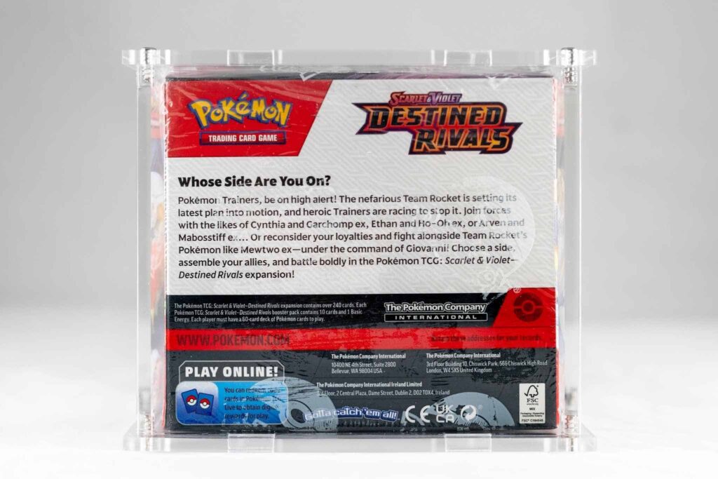 Premium Acrylic Case for Pokémon Booster Box – 3/16" (≈5 mm) Crystal Clear Protective Display with Assembly Kit — image 8